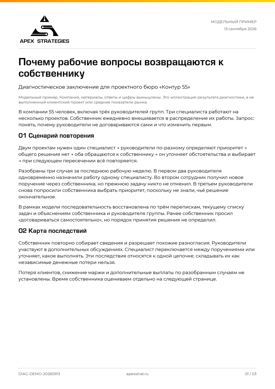 Страница 1 из 3. Сценарий повторения и карта последствий.